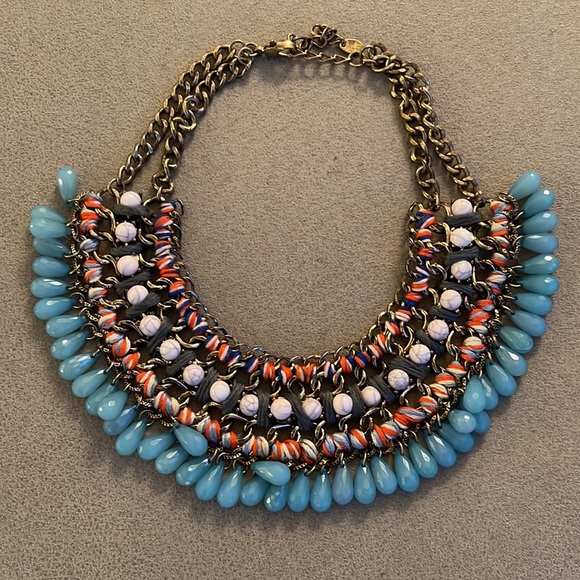 Zara Beaded Statement Necklace - Picture 1 of 3